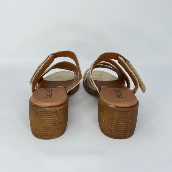 Josef Seibel Juna 04 Strappy Gold Block Heel Sandal, 7.5 - Picture 6 of 11